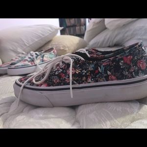 Floral vans
